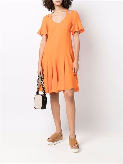 V-neck flared dress STELLA MCCARTNEY | 604238SSA027501